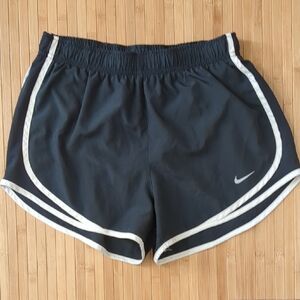 Nike Women's Black and White Athletic Running Shorts, Size Small